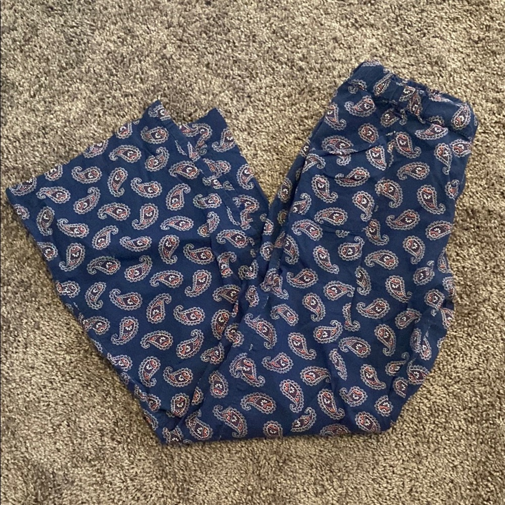 Tommy Hilfiger Navy Paisley pants